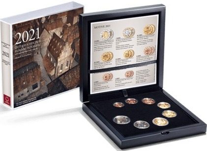 Münze Österreich – Offizieller Euro -Münzensatz 2021 Polierte Platte
