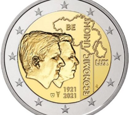 Motiv der ersten belgischen 2-Euro-Gedenkmünze 2021 veröffentlicht