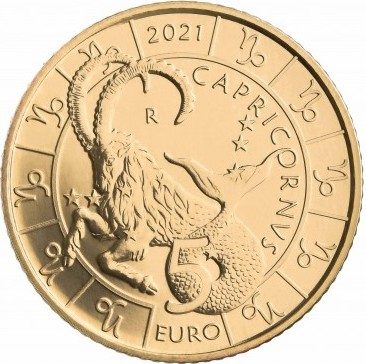 UFN San Marino – 5 Euro Zodiaco “Capricorno”