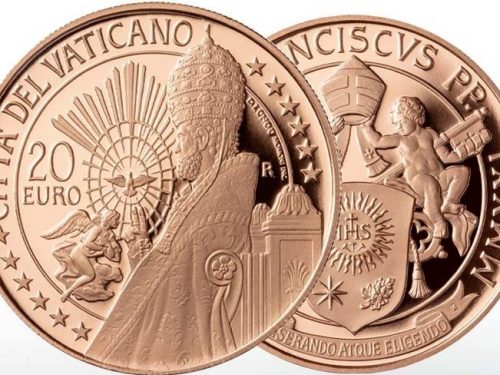 UFN Vaticano – MONETA IN RAME DA 20 EURO (FS) 2021 – Arte e Fede: San Pietro