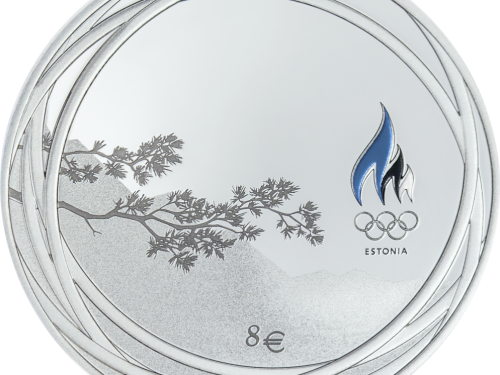 Eesti Pank – Tänasest on müügil Pekingi olümpiamängudele pühendatud hõbemünt
