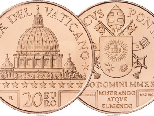 UFN Vaticano – MONETA RAME 20 EURO – 2022 – FDC