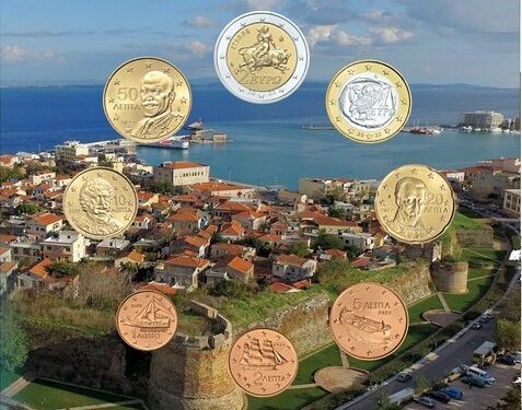 GRECIA 2022 > Set Divisionale 8 monete FDC “Chios”