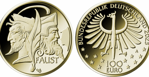 Bundesfinanzministerium – 100-Euro-Sammlermünze „Faust“