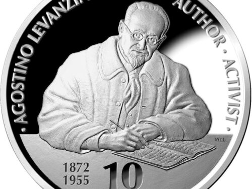 Central Bank of Malta – Birth of Agostino Levanzin 150th Anniversary Silver proof