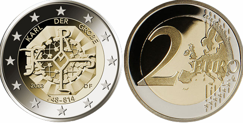 Bundesfinanzministerium – 2-Euro-Gedenkmünze „1275. Geburtstag Karl der Große“