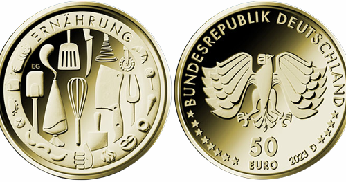 Bundesfinanzministerium – 50-Euro-Sammlermünze „Ernährung“