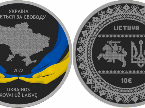 Lietuvos bankas – 10 Eur Moneta, skirta Ukrainos kovai už laisvę