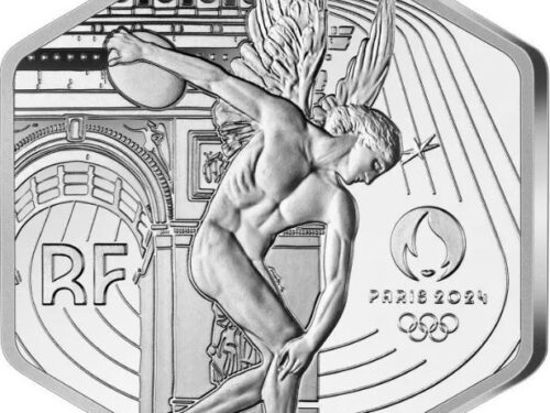 Monnaie de Paris – Jeux Olympiques de Paris 2024 Monnaie 10€ argent – Hexagonale Génie Qualité courante Millésime 2022