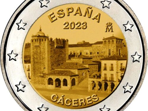 SPAGNA 2023 > 2 € commemorativo “Centro storico di Cáceres”