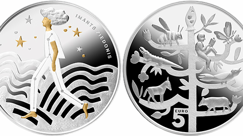 Latvijas Banka izlaidīs Imantam Ziedonim veltītu monētu “Zvaigžņu putekļi”