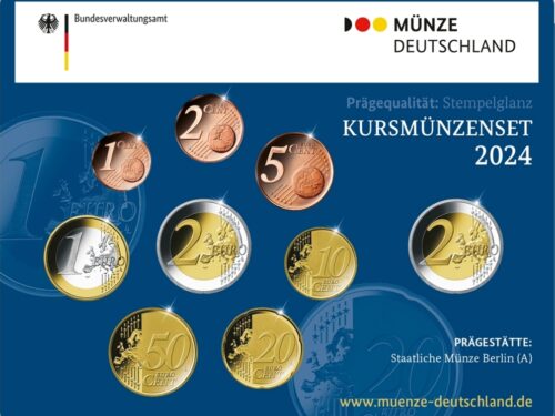 GERMANIA 2024 : Set Divisionale 9 monete FDC